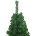 Árbol de Navidad artificial con ramas gruesas PVC verde 120 cm