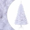 Árbol de Navidad artificial con ramas gruesas PVC blanco 120 cm