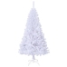 Árbol de Navidad artificial con ramas gruesas PVC blanco 120 cm