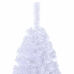 Árbol de Navidad artificial con ramas gruesas PVC blanco 120 cm