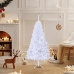 Árbol de Navidad artificial con ramas gruesas PVC blanco 120 cm