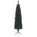 Árbol Navidad estrecho artificial soporte fibra óptica 120 cm