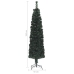 Árbol Navidad artificial estrecho soporte fibra óptica 150 cm