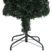 Árbol Navidad estrecho artificial soporte fibra óptica 180 cm