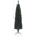 Árbol Navidad artificial estrecho soporte fibra óptica 210 cm