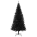 Árbol de Navidad artificial con soporte PVC negro 240 cm