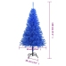 Árbol de Navidad artificial con soporte PVC azul 120 cm