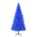 Árbol de Navidad artificial con soporte PVC azul 240 cm