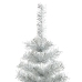 Árbol de Navidad artificial con soporte plateado PET 120 cm