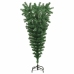 Árbol de Navidad artificial invertido con soporte verde 120 cm