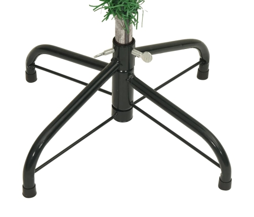 Árbol de Navidad artificial invertido con soporte verde 120 cm