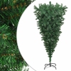 Árbol de Navidad artificial invertido con soporte verde 180 cm