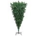 Árbol de Navidad artificial invertido con soporte verde 180 cm