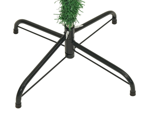 Árbol de Navidad artificial invertido con soporte verde 180 cm