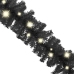 Guirnalda de Navidad con luces LED negro 5 m