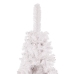 Árbol de Navidad delgado blanco 120 cm