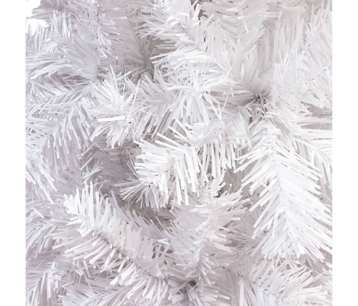 Árbol de Navidad delgado blanco 120 cm