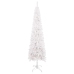 Árbol de Navidad delgado blanco 150 cm