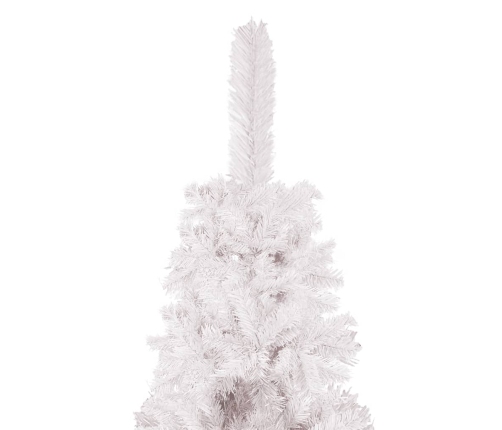 Árbol de Navidad delgado blanco 150 cm