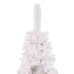 Árbol de Navidad delgado blanco 150 cm