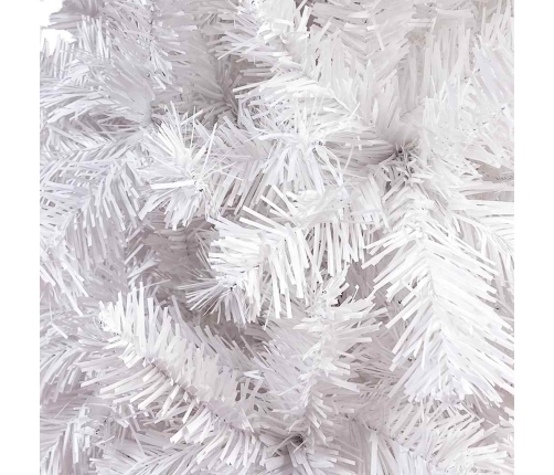 Árbol de Navidad delgado blanco 150 cm