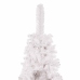 Árbol de Navidad delgado blanco 180 cm