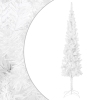 Árbol de Navidad delgado blanco 210 cm