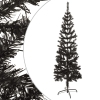 Árbol de Navidad delgado negro 120 cm