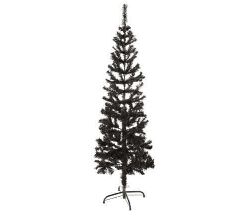 Árbol de Navidad delgado negro 120 cm