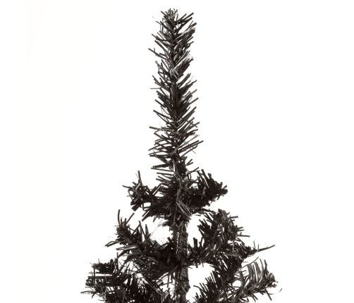 Árbol de Navidad delgado negro 120 cm