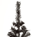 Árbol de Navidad delgado negro 120 cm