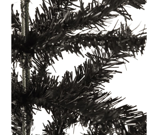 Árbol de Navidad delgado negro 120 cm