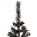 Árbol de Navidad delgado negro 150 cm