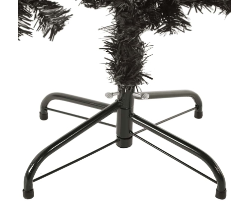 Árbol de Navidad delgado negro 150 cm