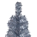 Árbol de Navidad delgado plateado 120 cm