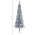 Árbol de Navidad delgado plateado 120 cm