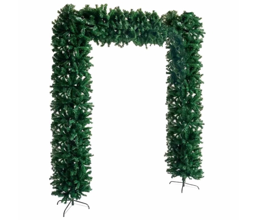 Arco de árbol de Navidad verde 240 cm