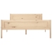 Estructura de cama sin colchón madera maciza de pino 140x200 cm