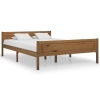 Estructura cama sin colchón madera pino marrón miel 140x200 cm