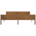 Estructura cama sin colchón madera pino marrón miel 180x200 cm