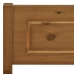 Estructura cama sin colchón madera pino marrón miel 180x200 cm
