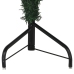 Árbol de Navidad artificial para esquina verde 120 cm PVC