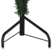 Árbol de Navidad artificial de esquina verde 150 cm PVC