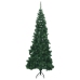 Árbol de Navidad artificial de esquina verde 180 cm PVC