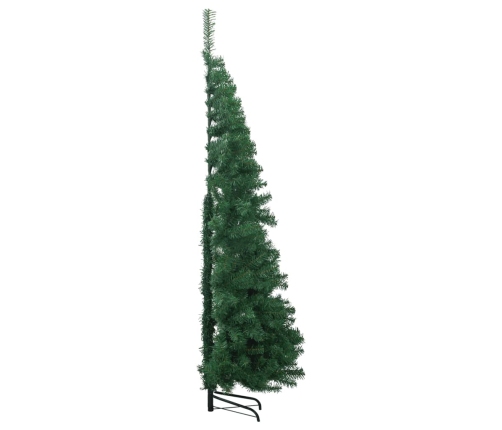 Árbol de Navidad artificial de esquina verde 180 cm PVC