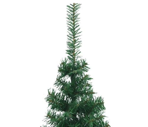 Árbol de Navidad artificial de esquina verde 180 cm PVC