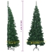 Árbol de Navidad artificial de esquina verde 180 cm PVC