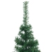 Árbol de Navidad artificial de esquina verde 210 cm PVC