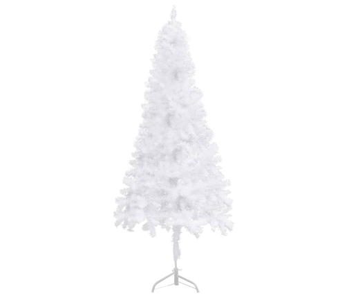 Árbol de Navidad artificial de esquina blanco 120 cm PVC