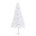 Árbol de Navidad artificial de esquina blanco 120 cm PVC